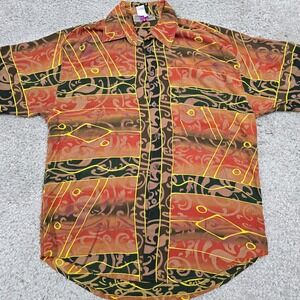 The‎ Territory Ahead Men Aztec Southwestern Button Up Shirt Large Casual